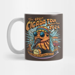 Great Cicada Comeback Tour 2024 Insect Invasion Mug